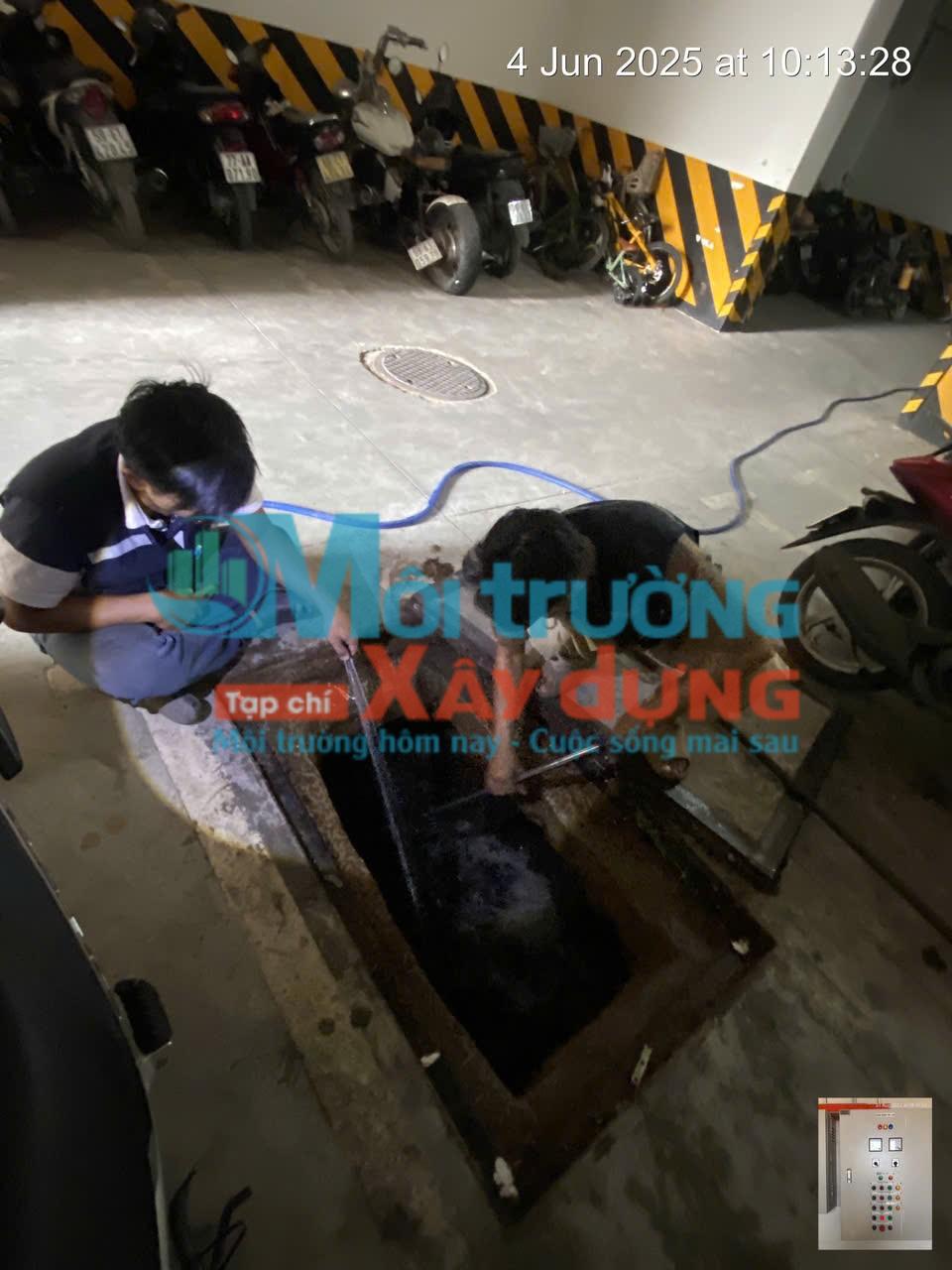 Chung cư Lux Garden bị phạt gần 294 triệu đồng vì xả thải vượt quy chuẩn